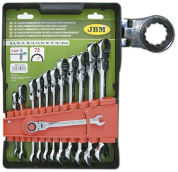 SET DE 12 CHEI COMBINATE FLEXIBILE CU CLICHET JBM 