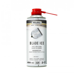 Spray profesional pentru racirea ungerea si intretinerea cutitelor masinilor de tuns 400 ml Blade Ice Pro 4 in 1 Wahl 