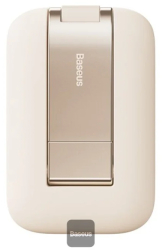 Suport pentru Telefon cu Oglinda Ajustabil si Pliabil- Baseus Seashell Series B10551501411-00 - Beige 