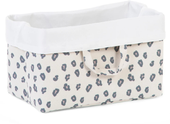 Cos depozitare panza Childhome 32x20x20 cm Leopard 