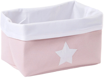 Cos depozitare panza Childhome 32x20x20 cm Roz 