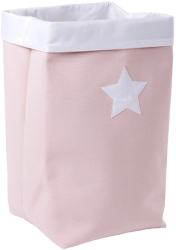 Cos depozitare panza Childhome 32x32x60 cm Roz 