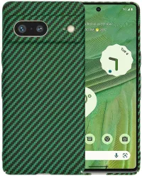 Husa pentru Google Pixel 7 - Techsuit Carbonite FiberShell - Green 