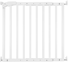 Poarta de siguranta lemn Childhome Maestro 73.5-104 cm Alb 