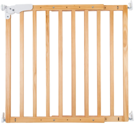 Poarta de siguranta lemn Childhome Maestro 73.5-104 cm Natural 