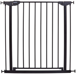 Poarta de siguranta metal Childhome Eltra Doorgate Pressure 75-81 cm Negru 