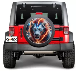 Sticker Auto Roata de Rezerva rezistenta la intemperii si raze UV diametru 55 cm Cod AVX-RR05 
