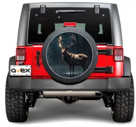 Sticker Auto Roata de Rezerva rezistenta la intemperii si raze UV diametru 55 cm Cod AVX-RR08 