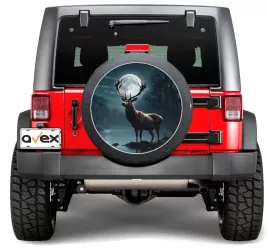 Sticker Auto Roata de Rezerva rezistenta la intemperii si raze UV diametru 55 cm Cod AVX-RR09 