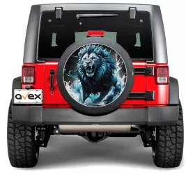 Sticker Auto Roata de Rezerva rezistenta la intemperii si raze UV diametru 55 cm Cod AVX-RR10 