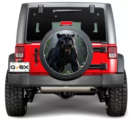 Sticker Auto Roata de Rezerva rezistenta la intemperii si raze UV diametru 55 cm Cod AVX-RR11 