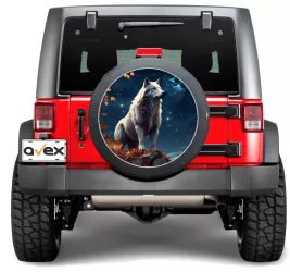 Sticker Auto Roata de Rezerva rezistenta la intemperii si raze UV diametru 55 cm Cod AVX-RR12 