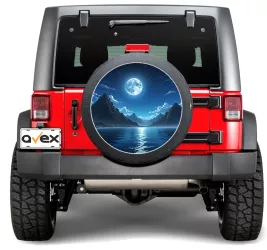 Sticker Auto Roata de Rezerva rezistenta la intemperii si raze UV diametru 55 cm Cod AVX-RR14 
