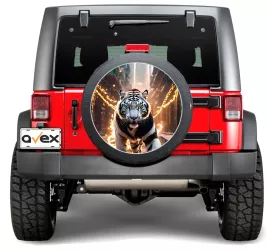 Sticker Auto Roata de Rezerva rezistenta la intemperii si raze UV diametru 55 cm Cod AVX-RR16 