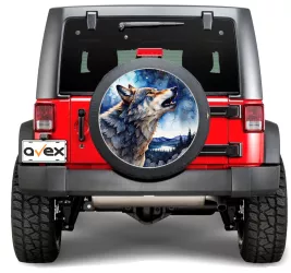 Sticker Auto Roata de Rezerva rezistenta la intemperii si raze UV diametru 55 cm Cod AVX-RR18 