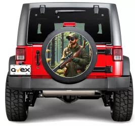 Sticker Auto Roata de Rezerva rezistenta la intemperii si raze UV diametru 55 cm Cod AVX-RR19 