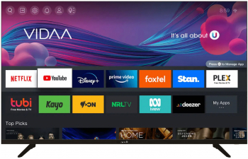 Televizor LED Smart ARIELLI QLED 55N215VDA 140 cm Ultra HD 4K sistem VIDAA Wi-Fi HDMI USB Bluetooth Clasa G Negru 