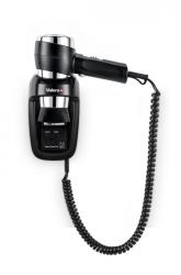 Uscator de par Valera Action Super Plus 1600 Shaver Black pentru hotel montare pe perete 1600 W Negru 