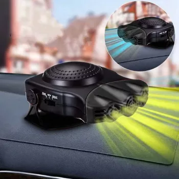 Aeroterma Auto 2in1 Ventilate Incalzire Rapida si Dezghetare Geamuri 12V Putere 150W cu mufa de bricheta 