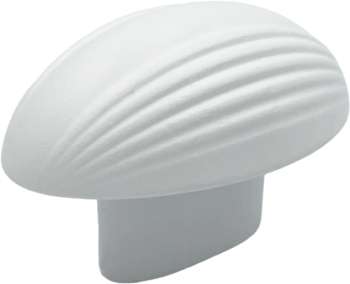 Buton pentru mobila Eluno finisaj alb 51x32 mm 