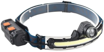 Lanterna de cap multifunctionala 3 moduri iluminare senzor miscare incarcare USB Culoare - negru 
