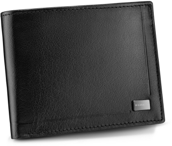 Portofel barbati Zagatto R ZG-003-BAR Barilla Premium Piele naturala 9.5 x 12 x 3 cm Negru
