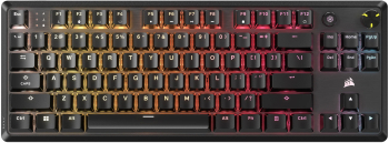 Tastatura mecanica gaming Corsair K70 Core TKL MLX Red v2 Linear Switches amortizare a sunetului RGB 