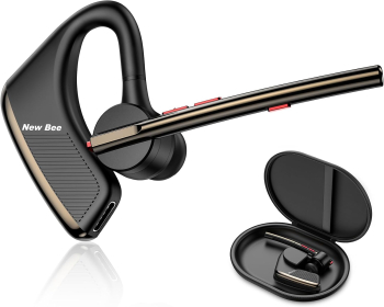 Casca Wireless Bee M50 Bluetooth V5.2 Business Headset Noise Cancelling conexiune la 2 dispozitive 2 Microfoane Functie de Mute Auton