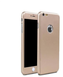 Husa FullBody MyStyle Gold pentru Apple iPhone 6 Plus / Apple iPhone 6S Plus acoperire completa 360 grade cu folie de sticla gratis 