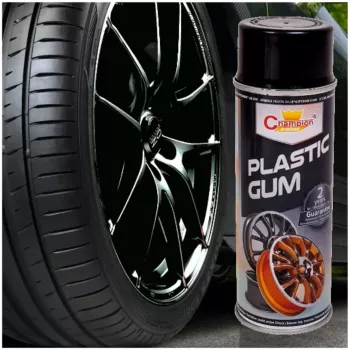 Spray Vopsea Cauciucata pentru Jante culoare Neagra 400ml Champion Color 