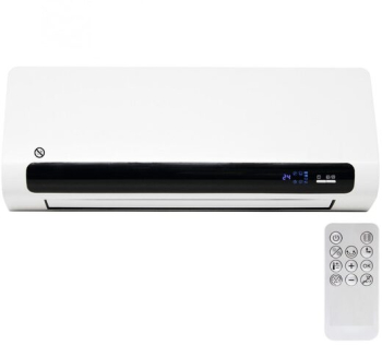 Aeroterma de perete cu telecomanda 2 trepte de incalzire 1100 / 2200 W dimensiune 65 x 25 x 15 cm 