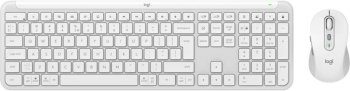 Kit periferice Logitech MK950 Signature Slim Combo Wireless White 