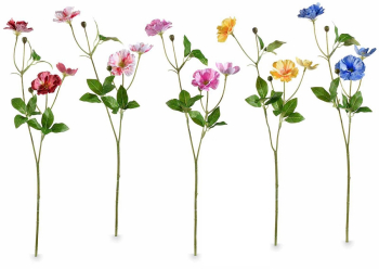 Set 10 flori artificiale multicolore 46 cm 