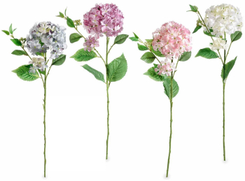 Set 8 Hortensii artificiale multicolore 88 cm 