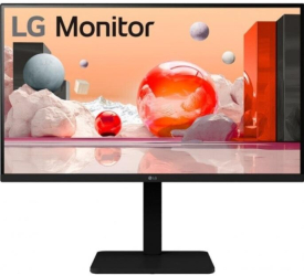 Monitor IPS LED LG 27inch 27BA550-B, Full HD (1920 x 1080), VGA, HDMI, DisplayPort, Boxe, Pivot, 100 Hz, 5 ms (Negru) - imagine 1