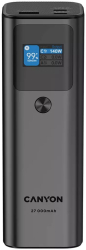 Power bank Canyon 27000mAh USB gri inchis 