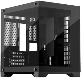 Carcasa Acvariu Gaming 1stPLAYER MV5 ARGB Cube Tower M-ATX ITX Tempered Glass Negru 