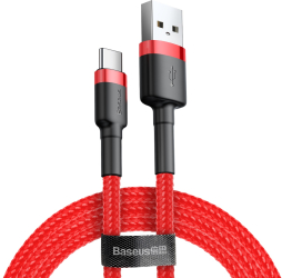Baseus Cablu Cafule Usb - Usb-c 0 5 M 3a Rosu 