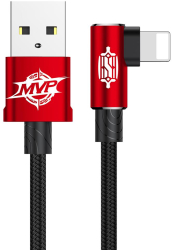 Cablu de Baza Elbow Usb - Lightning 1 m Rosu 