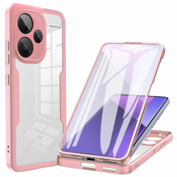 Husa pentru Xiaomi Redmi Note 13 Pro+ 5G + Folie - Techsuit ColorVerse 360 Series - Pink 