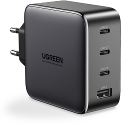 Incarcator de Retea Fast Charging GaN 3 x Type-C USB 100W I286 Negru 