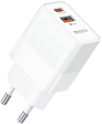 Incarcator de Retea USB Type-C PD20W QC3.0 3A I514 Alba