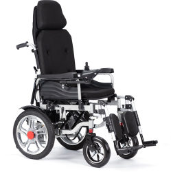 Scaun cu rotile electric multipozabil pliabil negru KaradenizMed JT-124 