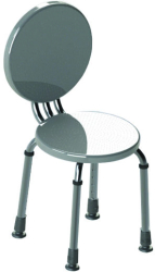 Scaun din aluminiu pentru dus cu spatar ultrausor Antar AT01005 