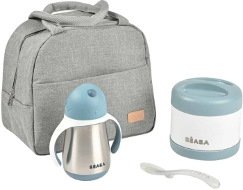 Set izoterm on the go 4 piese Beaba Blue