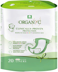 Absorbante organic din bumbac pentru scutece 20 buc. Organyc 