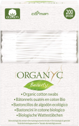 Betisoare cu bumbac organic 200 buc Organyc 