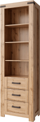 Biblioteca DTD stejar wotan Moratiz 64.8x40.1x210.1 cm 