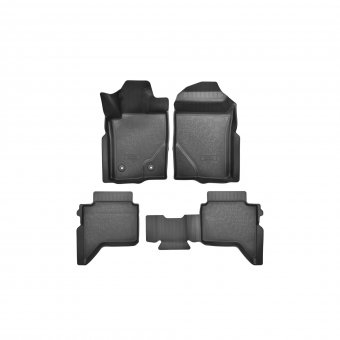 Covorase presuri cauciuc tip tavita VW Amarok 2 Cabina dubla 4 usi 2023+ 