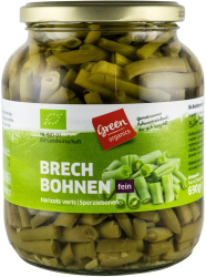 Fasole verde bio 690g Green Organics